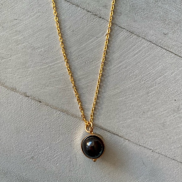 Brown ball pendant, spinning pendant - Picture 2 of 5